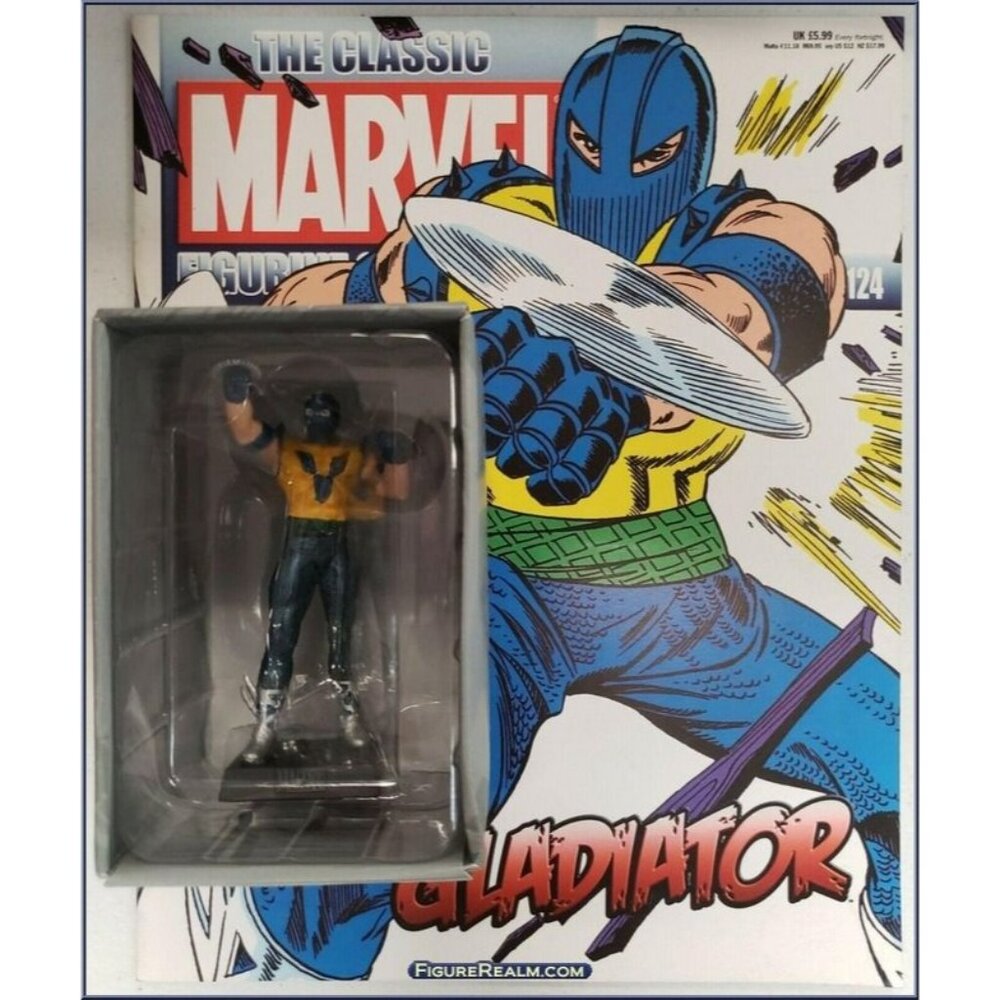 Eaglemoss 1:16 Classic Marvel Figurine w/Book: Gladiator (Melvin‎ Potter) #124